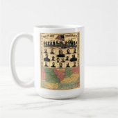 Militaire portretten uit de burgeroorlog 1861, opn koffiemok (Links)