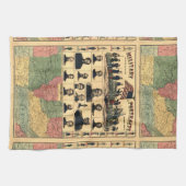 Militaire portretten uit de burgeroorlog 1861, opn theedoek (Horizontaal)