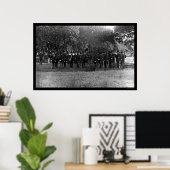 Militaire Post Band in Fort Monroe, VA 1864 Poster (Thuiskantoor)