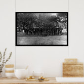 Militaire Post Band in Fort Monroe, VA 1864 Poster (Keuken)