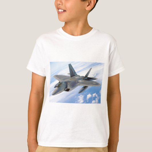militaire raptor-vliegtuigjager t-shirt (Voorkant)