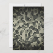 Militaire revolutie Gold Army Star Camouflage Kaart (Achterkant)