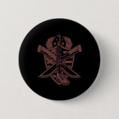 Militaire Ronde Button 5,7 Cm (Voorkant)