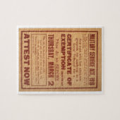 Militaire Service Act,Propaganda Poster Legpuzzel (Horizontaal)