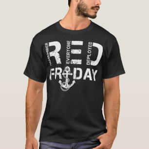 Militaire shirten van de Rode Vrijdag ondersteunen T-shirt