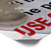 Militaire signalisatie Zombie Quarantine Poster (Hoek)