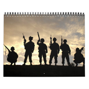 Militaire silhouettes 2011 kalender