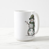 Militaire Sneeuwman Koffiemok (Voorkant rechts)