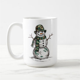 Militaire Sneeuwman Koffiemok