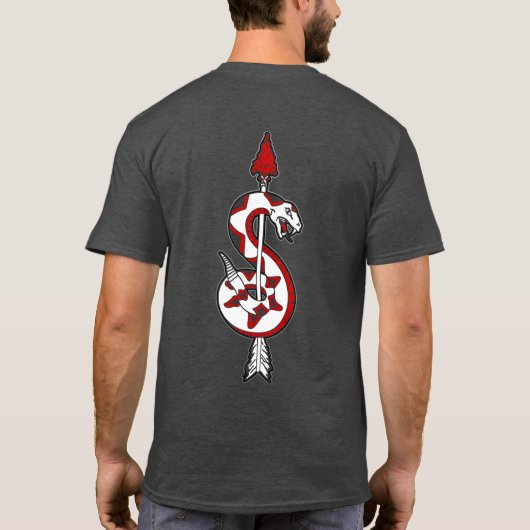 Militaire Sniper Insignia T-shirt (Achterkant)