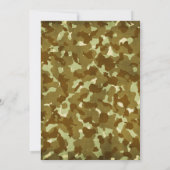 militaire soldaat komt naar huis kaart (Achterkant)