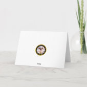 Militaire Soldaat Verjaardag Kaart (Achterkant)