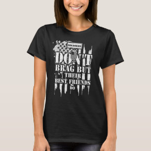 Militaire soldaten haperen niet, maar hun beste vr t-shirt