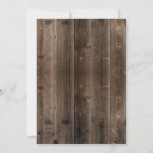 Militaire Solider Homecoming Party Rustic USA Flag Kaart (Achterkant)