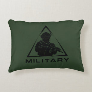 Militaire spec ops groen ontwerp accent kussen