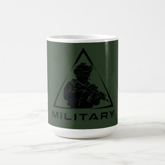 Militaire spec ops groen ontwerp koffiemok (Center)