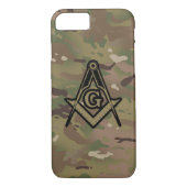 Militaire Square Compass Case-Mate iPhone Case (Achterkant)