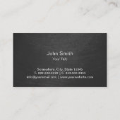 Militaire Star Grunge Metal Professional Visitekaartje (Achterkant)