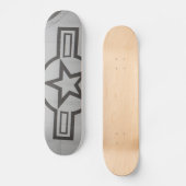 Militaire Star-skateboard Skateboard (Voorkant)