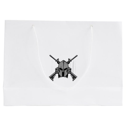 Militaire stevigheid groot cadeauzakje (Achterkant)