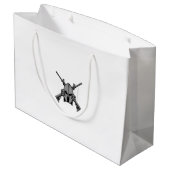 Militaire stevigheid groot cadeauzakje (Achterkant Gekanteld)