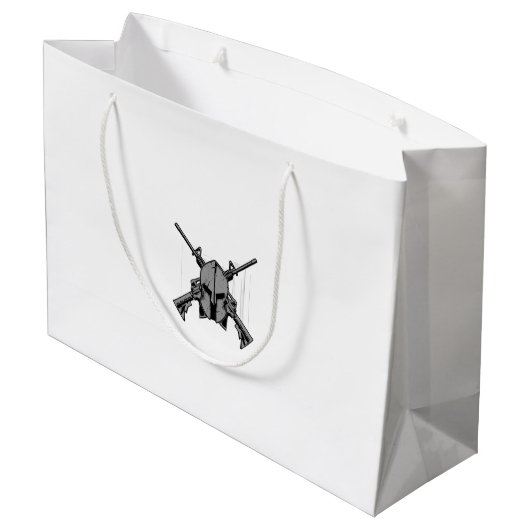 Militaire stevigheid groot cadeauzakje (Achterkant Gekanteld)