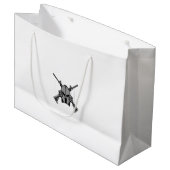 Militaire stevigheid groot cadeauzakje (Voorkant Gekanteld)