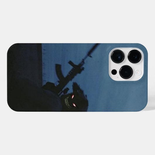 Militaire stijl iPhone hoesje (Achterkant horizontaal)