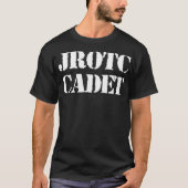 Militaire stijl JROTC Cadet Retro-shirt T-shirt (Voorkant)