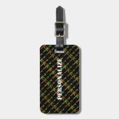 Militaire Stijl Pistool Camouflage GI Geweer Cool  Bagagelabel (Voorkant verticaal)