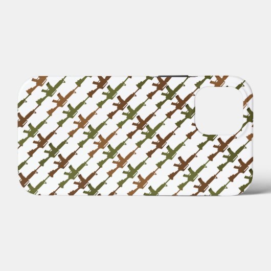 Militaire stijl Pistool Camouflage GI geweer Cool Case-Mate iPhone Case (Achterkant (horizontaal))
