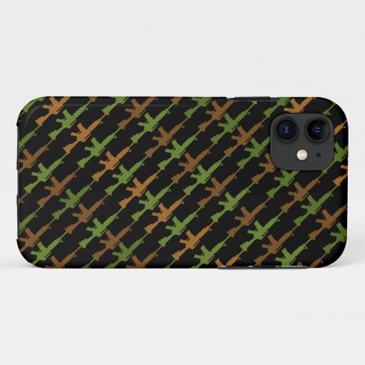 Militaire Stijl Pistool Camouflage GI Geweer Cool Case-Mate iPhone Case (Achterkant (horizontaal))
