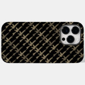 Militaire Stijl Pistool Camouflage GI Geweer Zwart Case-Mate iPhone Case (Achterkant (horizontaal))