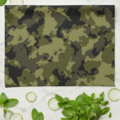 militaire stijl van Camouflage Theedoek (Gevouwen)