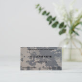 Militaire stijl visitekaartje (Staand voorkant)