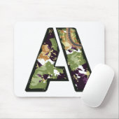 Militaire stijlaanduiding van een muismat (Met muis)