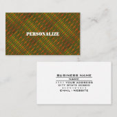 Militaire Strijdkrachten Recruiter Leger Groen Viv Visitekaartje (Voorkant / Achterkant)