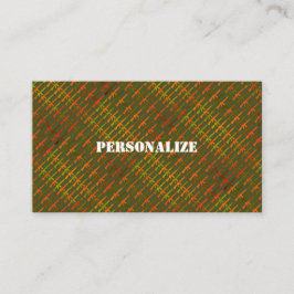 Militaire Strijdkrachten Recruiter Leger Groen Viv Visitekaartje