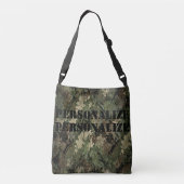 Militaire strijdkrachten stijl camouflage buitensh crossbody tas (Achterkant)