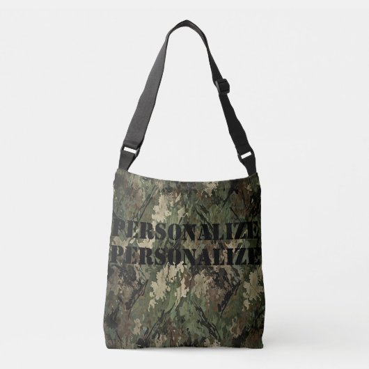 Militaire strijdkrachten stijl camouflage buitensh crossbody tas (Voorkant)
