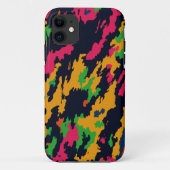 Militaire Strijdkrachten Stijl Camouflage Neon Nig Case-Mate iPhone Case (Achterkant)