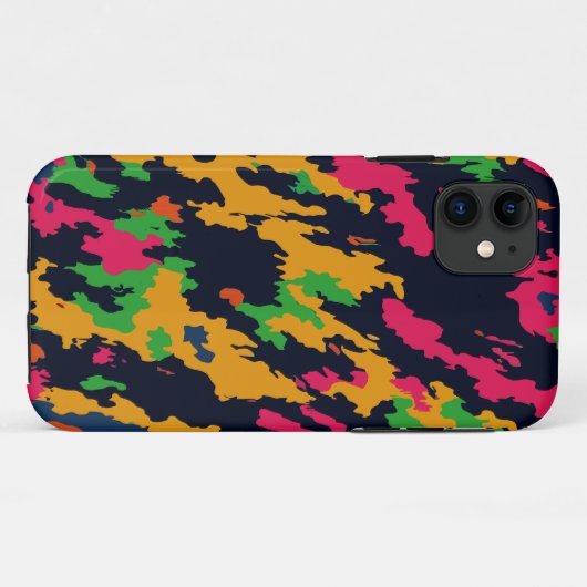 Militaire Strijdkrachten Stijl Camouflage Neon Nig Case-Mate iPhone Case (Achterkant (horizontaal))