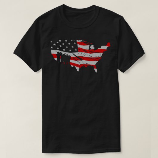 Militaire T-shirt (Design voorkant)