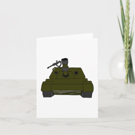 Militaire tank kaart (Voorkant)