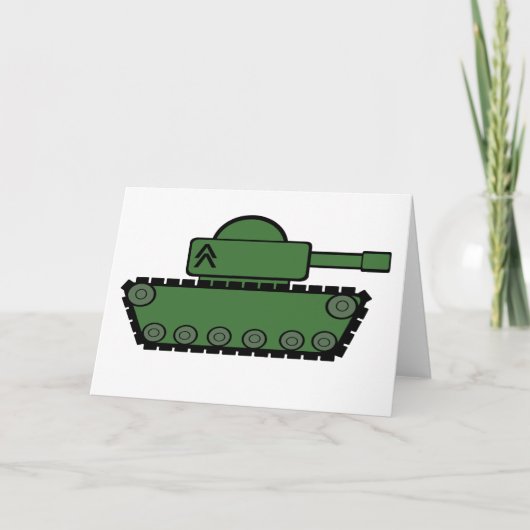 Militaire tank kaart (Voorkant)