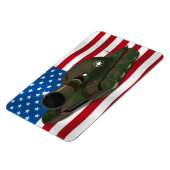 Militaire tank magneet (Linkerzijde)