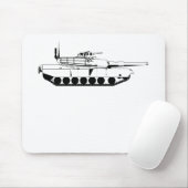 Militaire tank muismat (Met muis)