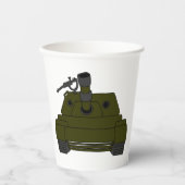 Militaire tank papieren bekers (Voorkant)