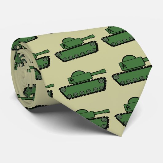 Militaire tank stropdas (Opgerold)