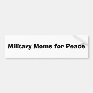 Militaire temooms voor de vrede bumpersticker